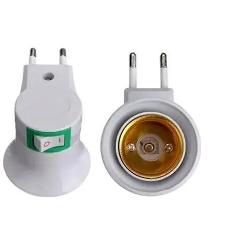 Bocal Soquetes E27  Lâmpada Tomada Chave Liga E Desliga