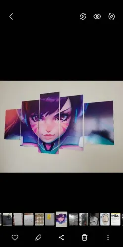 Quadro 5 partes Dva Overwatch
