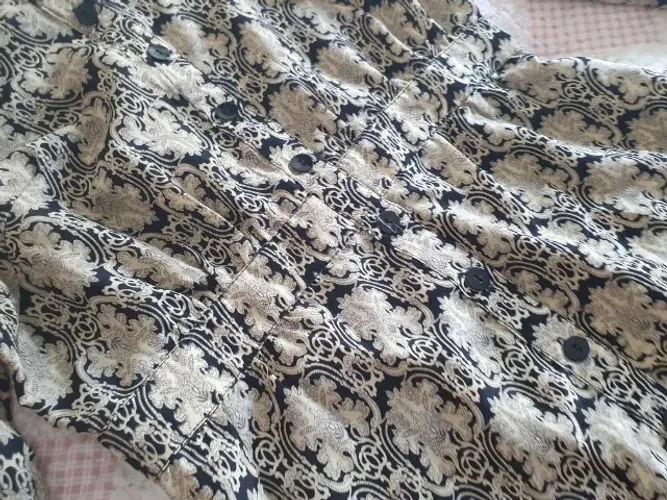 Vestido de botões