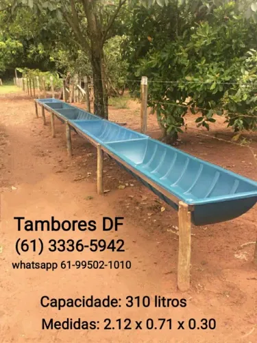 Cocho de 310 litros 2.12 x 0.71 x 0.30