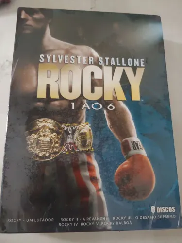 Box Dvd Rocky 1 ao 6  LACRADO