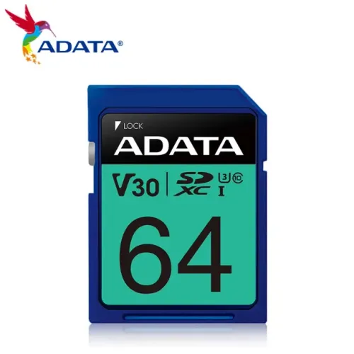 Cartão SD Adata Premier PRO 64 GB, Classe 10, Original, Novo, Lacrado