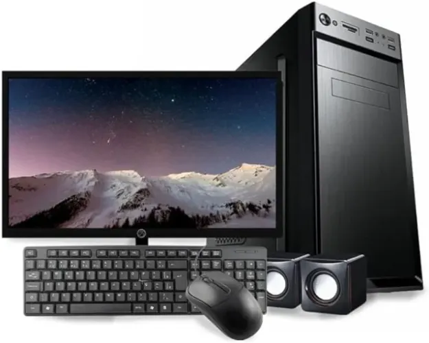 Computador Completo Intel I3, 8gb Ram, Ssd 128, Monitor 17