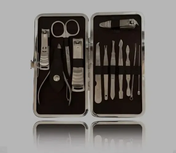 Kit Manicure Com 12 Peças