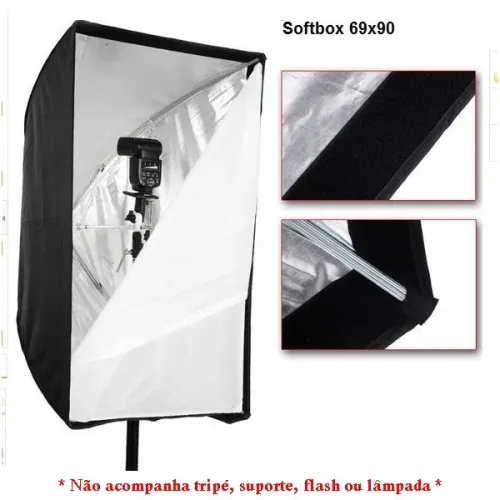Softbox Universal dimensão 60x90 Greika - Mod SB-UBW 60X90 - 