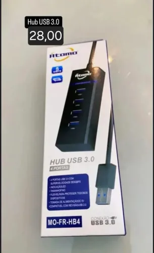 Hub USB 3.0 4 Portas