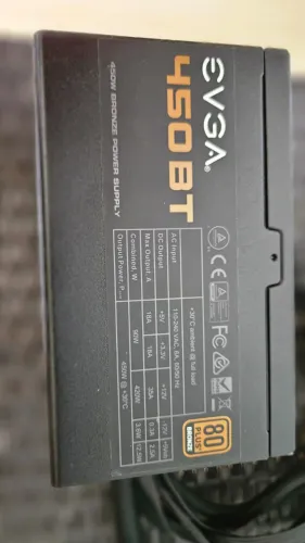 Fonte EVGA 450 BT 80 plus bronze