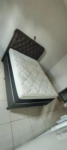 Cama box completa com cabeceira