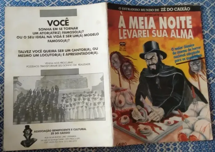Revista Zé Do Caixão À Meia Noite Levarei Sua Alma Nº 1
