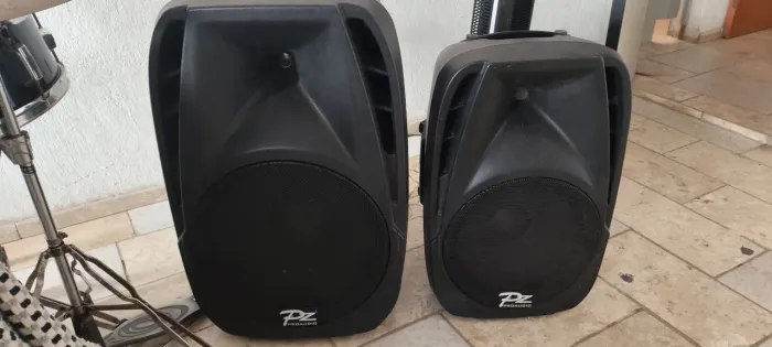 Caixas Ativa e passiva bluetooth, USB, mp3 , entrada microfone, violão (teclado)