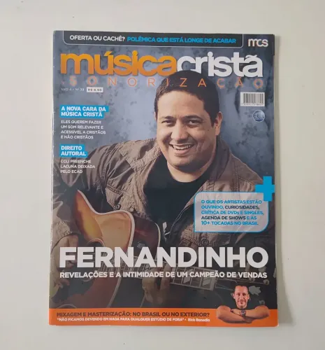 Revista Música Cristã & Sonorização #22- Edição com reportagem Fernandinho