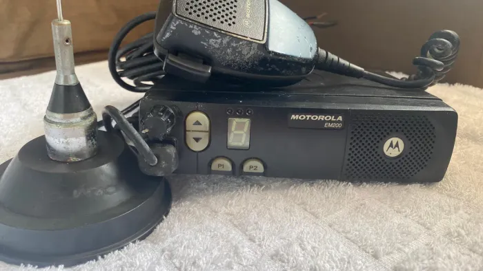 Rádio comunicador para taxista + antena 