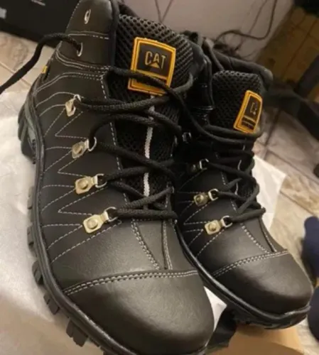 Bota Caterpillar Masculina Preta