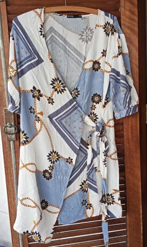 Vestido Hering transpassado