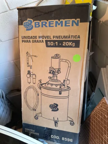 Engraxadora Pneumática Bremen 20Kg NOVA