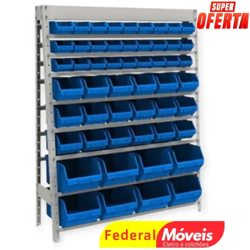 Estante Caixa Box Mista com 27 Gavetas - Nova e Reforçada!