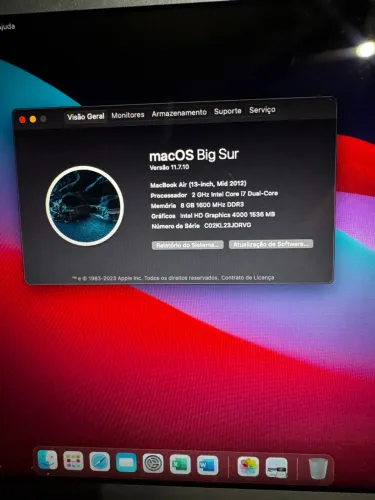 MacBook Air Bateria Nova Conservado