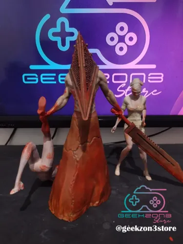 Pyramid Head - Nurse Silent Hill - Action Figure Fan Art Entrega grátis*