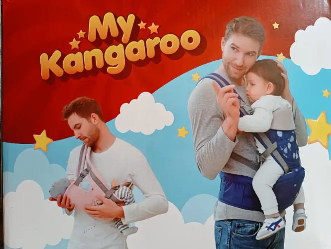 Mochila Canguru Maternidade Bolsa Suporte Criança Costas Baby passeio My Kangaroo