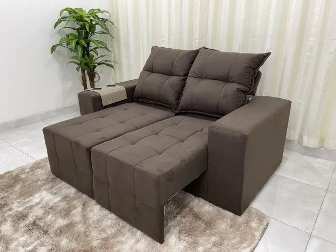 Sofá retrátil luxo 1.50 CM - ENTREGA HOJE !!!
