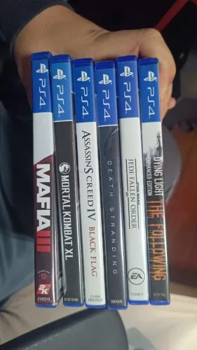 Lote de jogos PS4 - Diversos Títulos | Valores na Descrição 