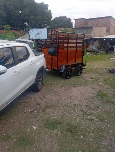 Reboque de cavalo 2 eixos