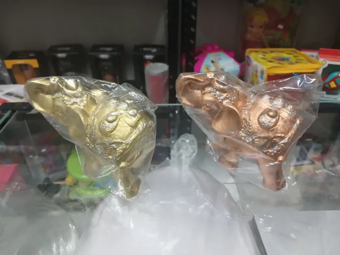 Dupla de Elefantes de Resina