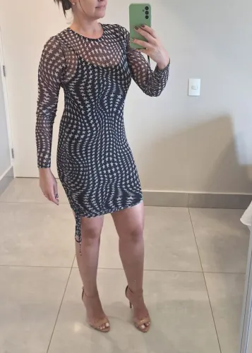 Vestido transparente