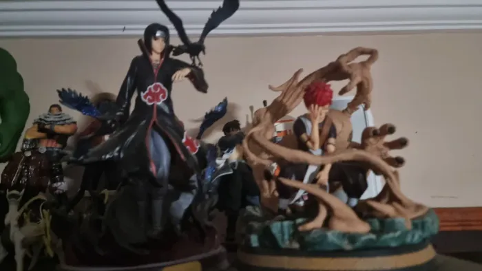 Lote Coleção de Estatua Action Figures Naruto Sasuke Gaara Outras