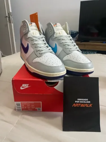 Tênis Nike Dunk High Split Baltic Blue ORIGINAL 43 (DSWT, CAIXA ORIGINAL)