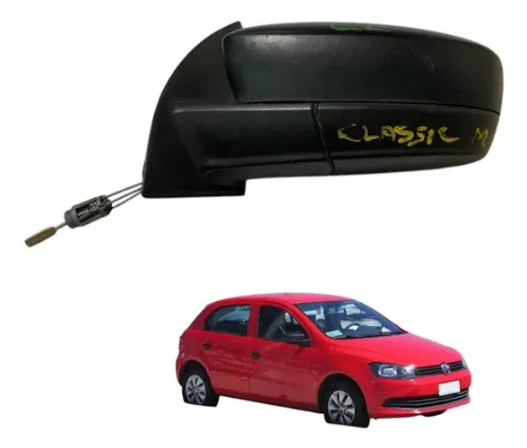Retrovisor Elétrico Esquerdo Volkswagen Gol G5 G6 Usado