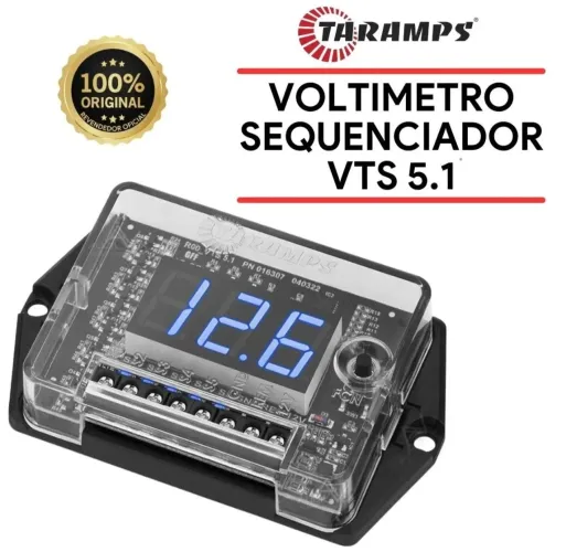 Voltímetro taramps com Sequenciador 