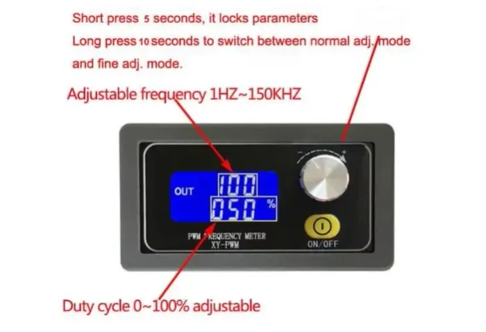 Gerador Pwm De Sinal De Frequência De Pulso Onda Para Motores XY-KPW COD-AM626