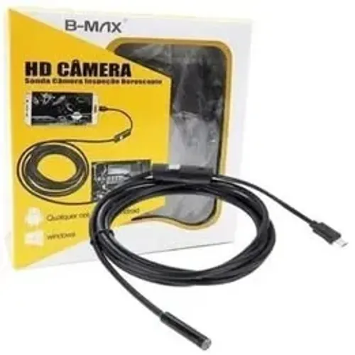Câmera Boroscópica B-max NKJ-5m Endoscopia Pc + Automotiva