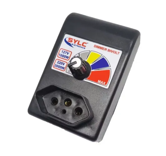 Controlador De Velocidade DIMMER 1000W - 2000W Bivolt Automático 110V/220V