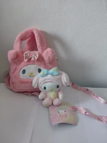 Bolsa + chaveiro Hello Kitty