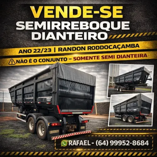 SEMIRREBOQUE RODOCAÇAMBA (DIANTEIRO)