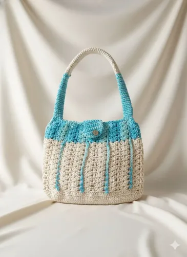 Bolsa Santorini crochê