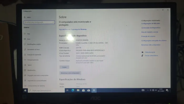 PC i3-4160 3.6GHz 4GB da RAM 