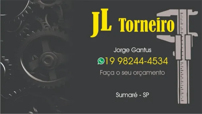 Confecção de peças em geral em Torno 