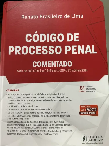 Código de Processo Penal Comentado