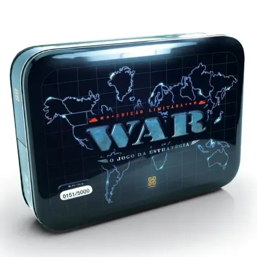 Jogo War - Edição Especial Limitada - Embalagem metálica - Novo