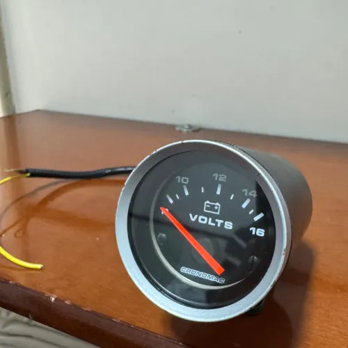 MANÔMETRO CRONOMAC ORIGINAL VOLTAGEM DE BATERIA (VOLTS)