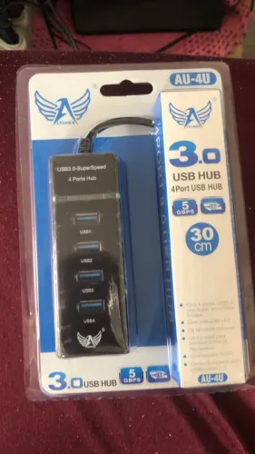 Adaptador Hub 3.0 USB (4 portas) Novo - Lacrado