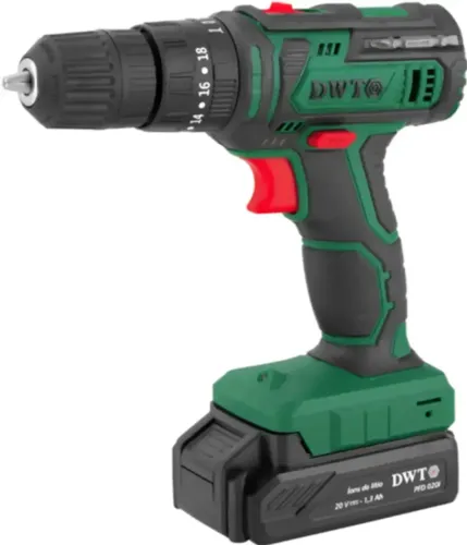 Parafusadeira/furadeira de impacto a bateria, 20 V, carregador bivolt automático, PFD 020I