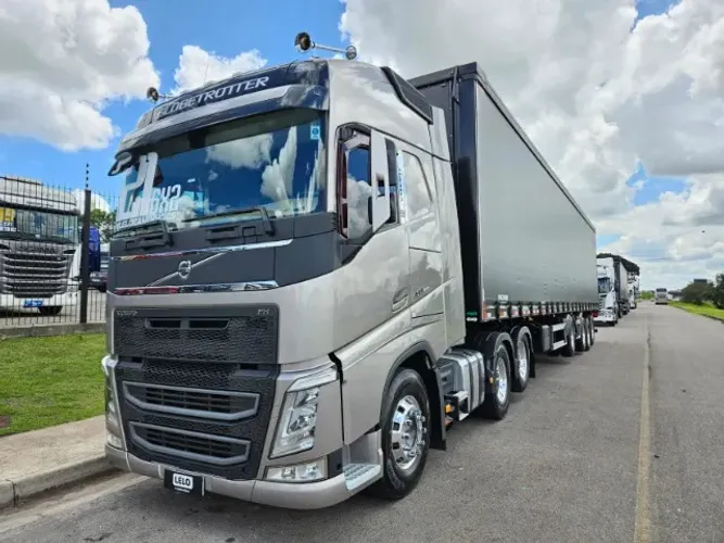 Volvo FH 460 6x2 Globetrotter Ano 2020 Carreta Sider Noma 4 Eixo Zero km 15.30 x 2.90