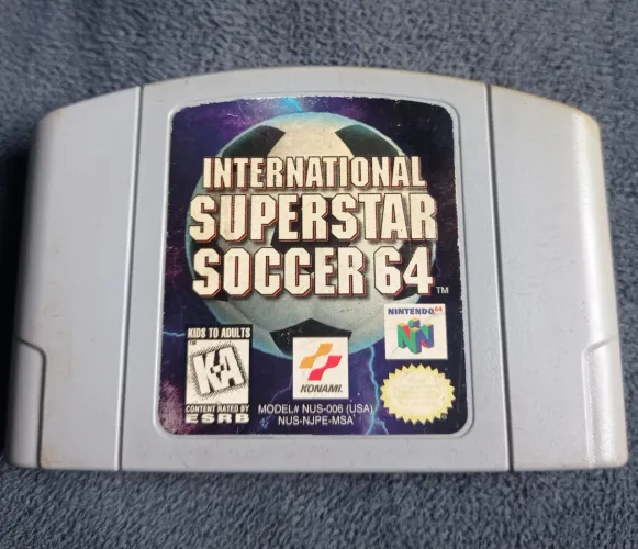 jogo internacional super starsoccer 64 para Nintendo 64 original 