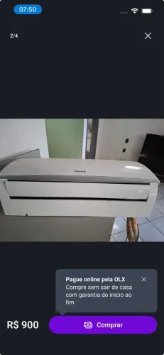 Compra e Venda de evaporadora convencional Midea