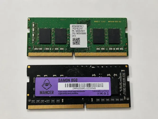 Memória RAM DDR4 Notebook 8GB 3200 mhz
