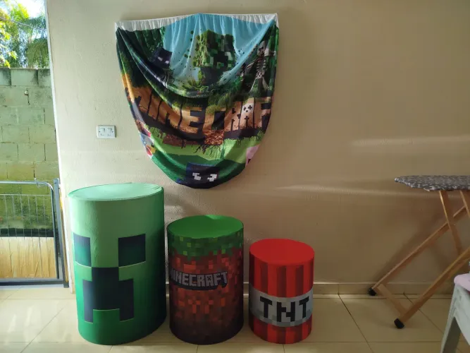 Kit MINECRAFT decoração de festa